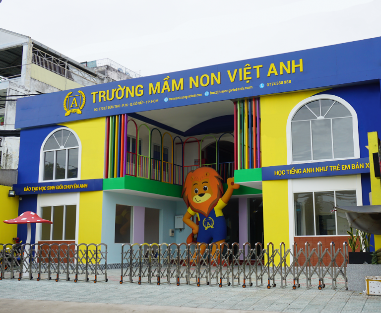 cơ sở vật chất trường mầm non Việt Anh TPHCM